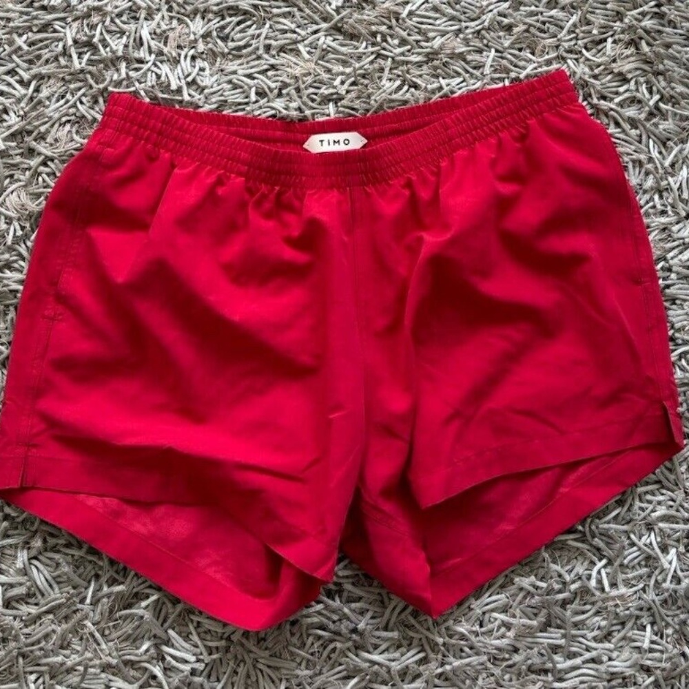 Timo Swim Edition Trunks Red Size 34 Men's
